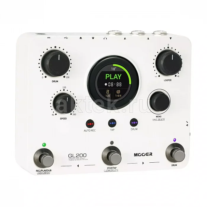 Mooer GL200 двухдорожечный лупер с Bluetooth и XLR 7