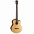 Cort AB850F NAT электроакустическая бас-гитара, еловая дека, чехол