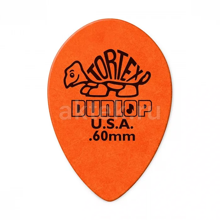 Dunlop 423R060 Tortex Small Teardrop 36Pack медиаторы, 0,6 мм