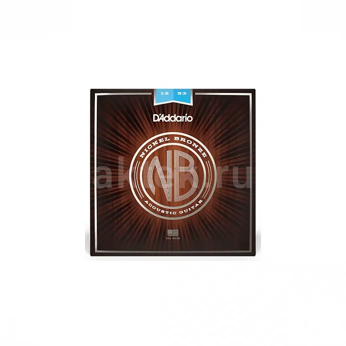 D'Addario NB1253 струны для акустической гитары, 12-53