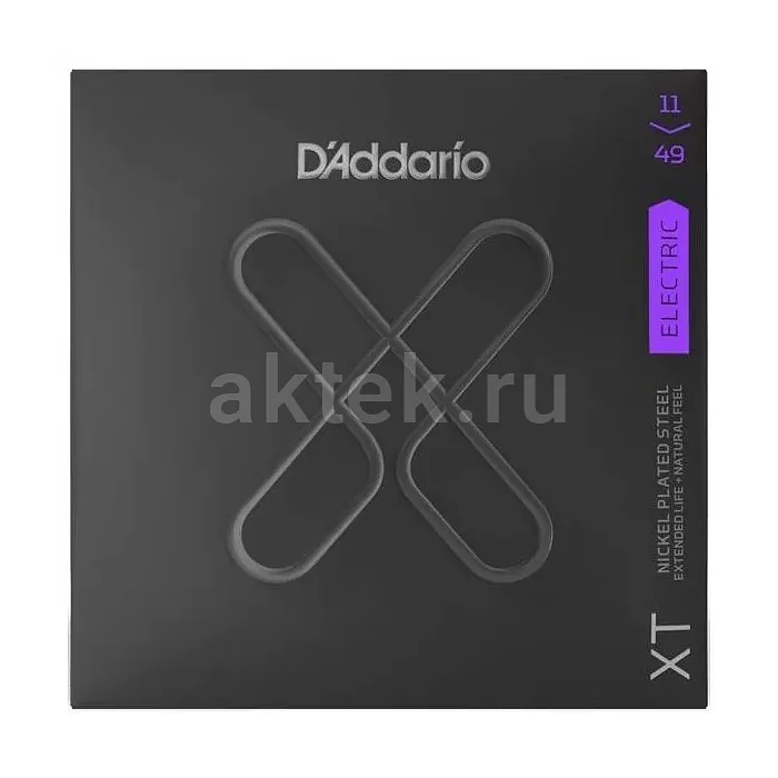 D'Addario XTE1149 комплект струн, калибр 11-49, обмотка из никелированной стали