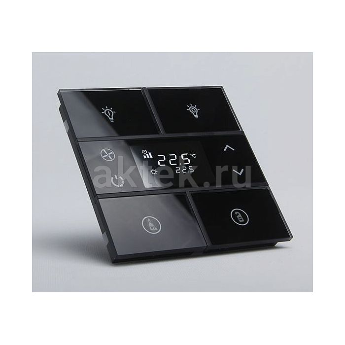 EAE Technology INT-RCT2-1101B0 Black термостат KNX, стекло, для инсталляций
