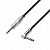 Adam Hall K3IPR0300 Black кабель TS6.3–TS6.3 прямой–угловой 3м