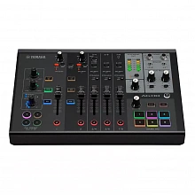 Yamaha AG08B чёрный восьмиканальный USB-микшер для стриминга, 6 пэдов