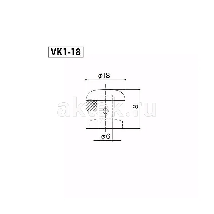 Gotoh VK1-18-GG металлическая ручка гитарного потенциометра, золотистая 2