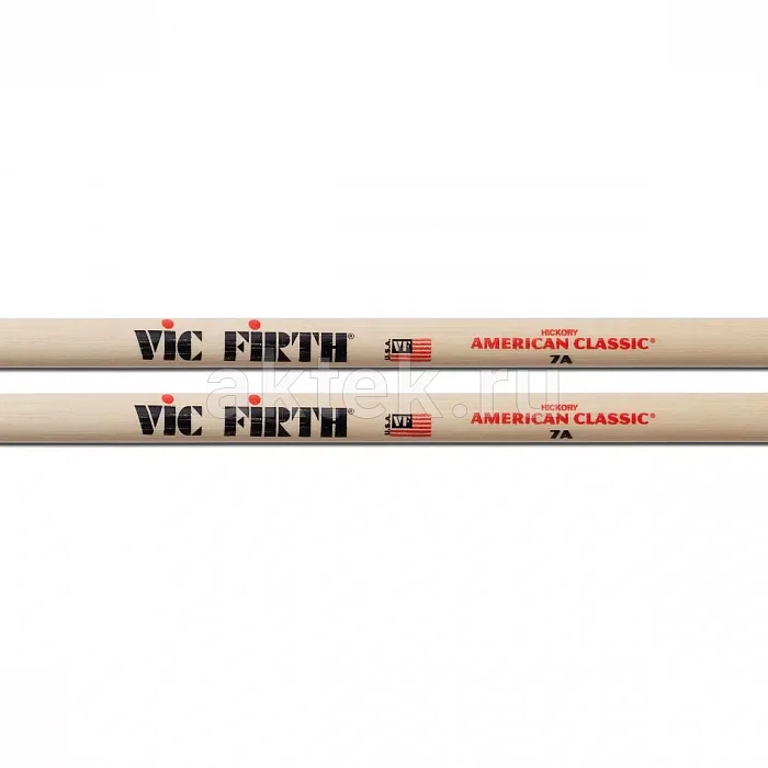 Vic Firth X7A (Extreme 7A) барабанные палочки, орех 3