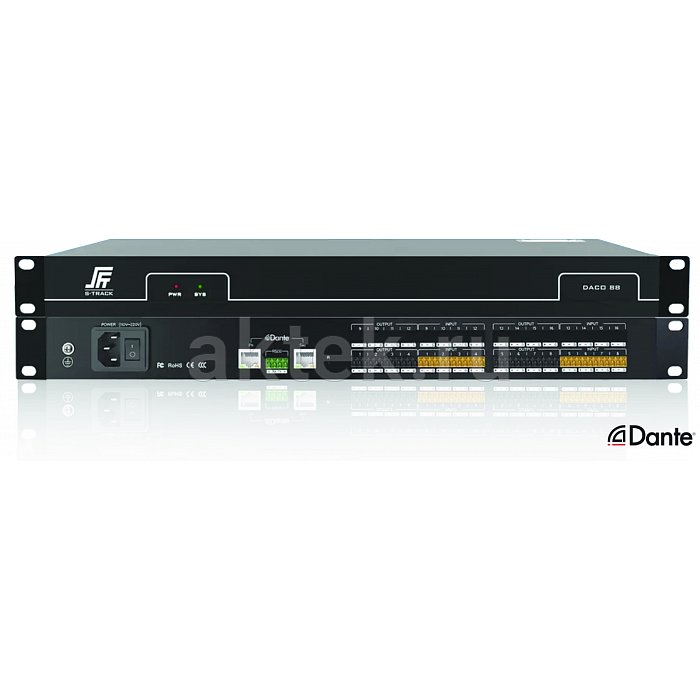 S-Track DACO 88 Dante/AES67/аналог интерфейс без DSP