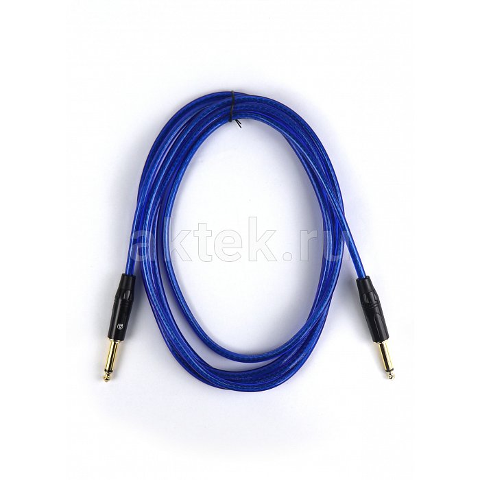 AuraSonics J63J63-3TBU гитарный кабель Jack TS 6,3 мм - Jack TS 6,3 мм 2