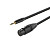 ROXTONE GPTC090/1,5 аудиокабель XLR–Jack 3,5, 1,5 м, 2×0,22 мм²