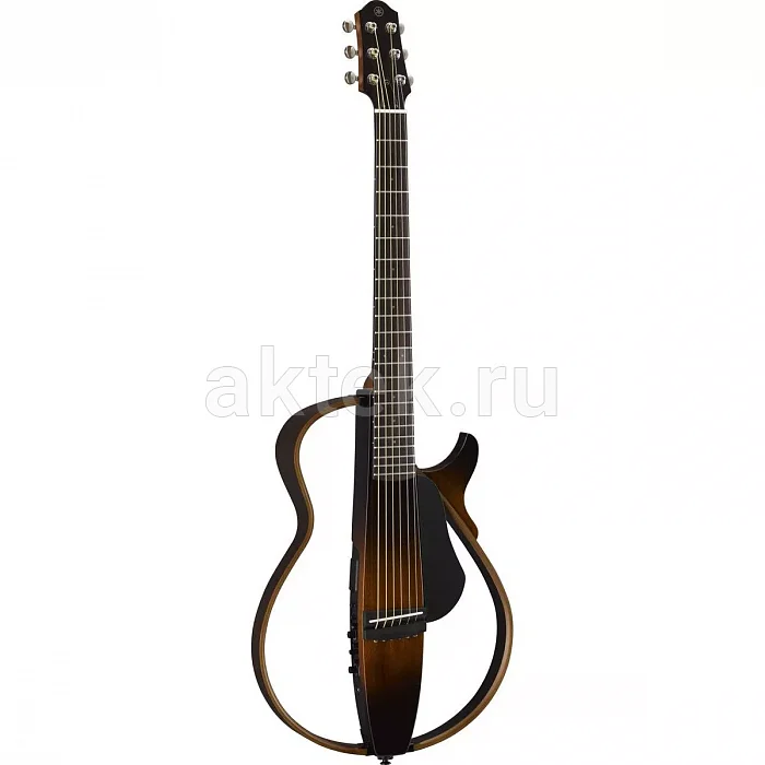 Yamaha Silent SLG200S TBS электроакустическая гитара, корпус из красного дерева