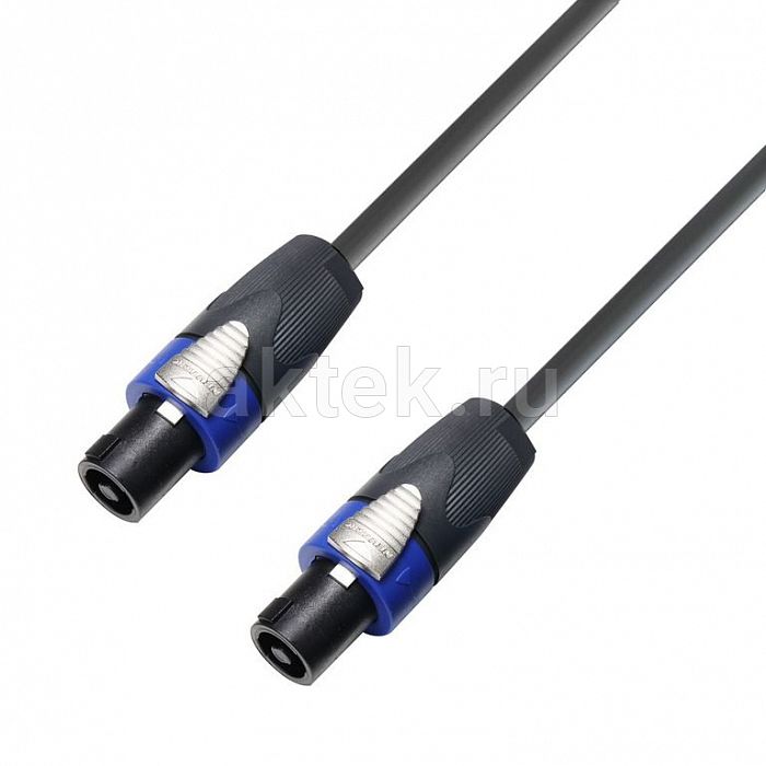 Adam Hall K5 S425 SS 1000 Black Speakon-кабель 4p–4p 10м