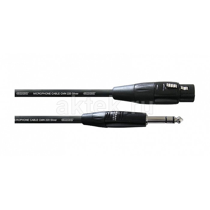 Cordial CIM 9 FV инструментальный кабель XLR female/джек стерео 6,3 мм
