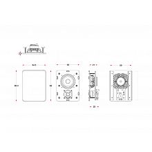 M&K Sound IW95 White пассивная встраиваемая АС 6,5″ 300Вт 2