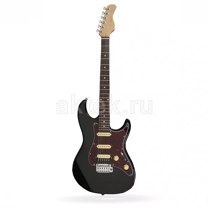 Sire S3 BK электрогитара, черный, HSS, корпус из махагони