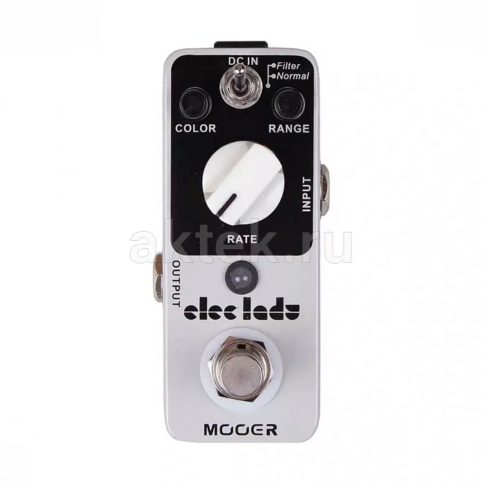 Mooer E-Lady (Elec Lady) аналоговая мини-педаль флэнжера, Normal/Filter, самоосцилляция