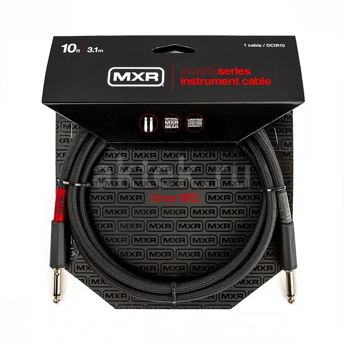 MXR DCIR10 Stealth Series инструментальный кабель, 3,1 м
