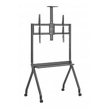 Digis DSM-P1296 Black мобильная стойка ТВ 55–100″ VESA900×600 до120кг