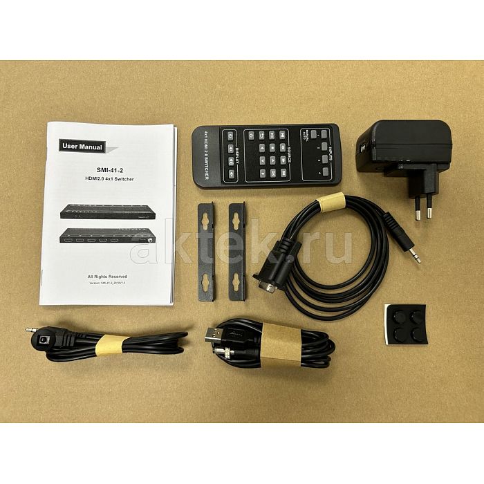 Digis SMI-41-2 HDMI2.0-коммутатор 4×1 4K60 18Гбит/с с ARC 3