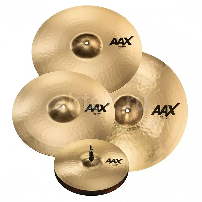 Sabian AAX Promotional Set Hi-Hat/Crash/Ride тарелки 14″/16″/18″/21″ для ударной установки