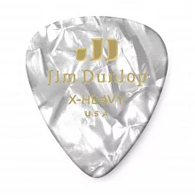 Dunlop 483P04XH Celluloid White Pearloid Extra медиаторы, целлулоид, extra heavy