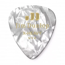 Dunlop 483P04XH Celluloid White Pearloid Extra медиаторы, целлулоид, extra heavy