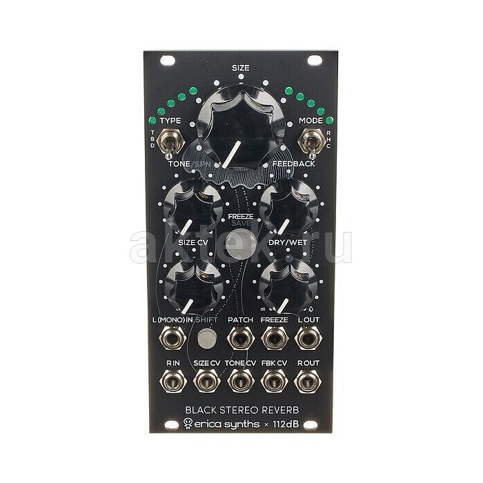 Модуль реверберации Erica Synths Black Stereo Reverb 6