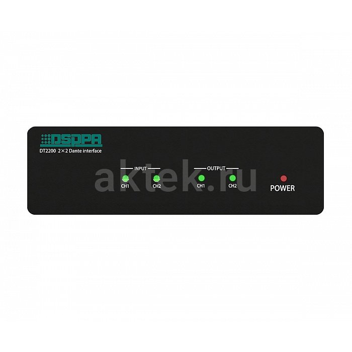DSPPA DT2200 аудиоинтерфейс, Phoenix, Dante, PoE