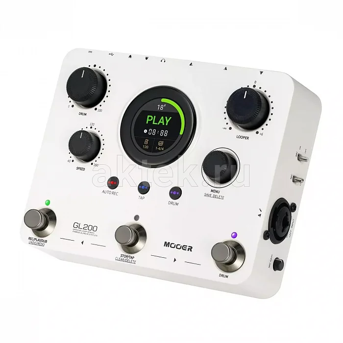 Mooer GL200 двухдорожечный лупер с Bluetooth и XLR 2