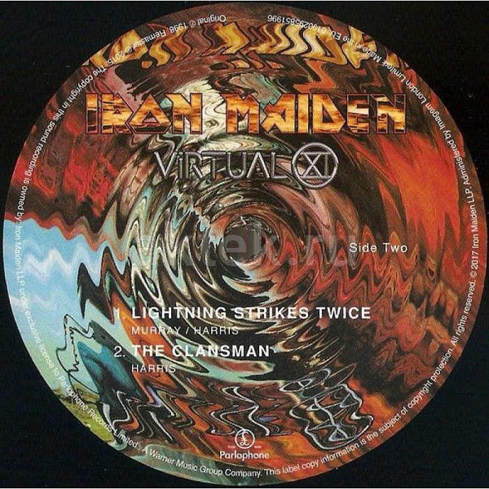 Виниловая пластинка IRON MAIDEN - VIRTUAL XI BLACK VINYL 12" 4