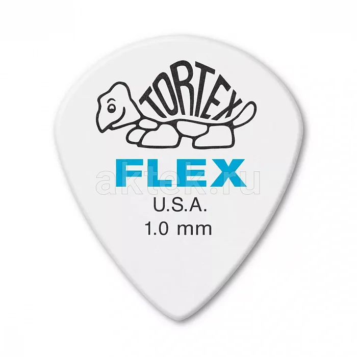 Dunlop 466P100 Tortex Flex Jazz III медиаторы, 1 мм