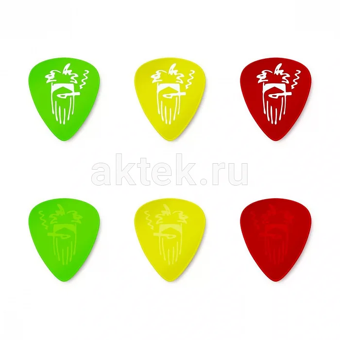Dunlop RWP01XH Rev. Willy's Mexican Lottery медиаторы, 6 шт 3