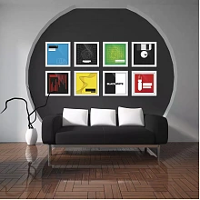 Glorious Vinyl Frame Set White три рамки для обложек 12″ 3 Glorious Vinyl Frame Set White три рамки для обложек 12″ 3
