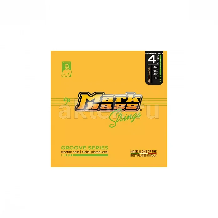 Markbass Groove Series MB4GVNP40100LS комплект струн, 4 струны, калибр 40-100