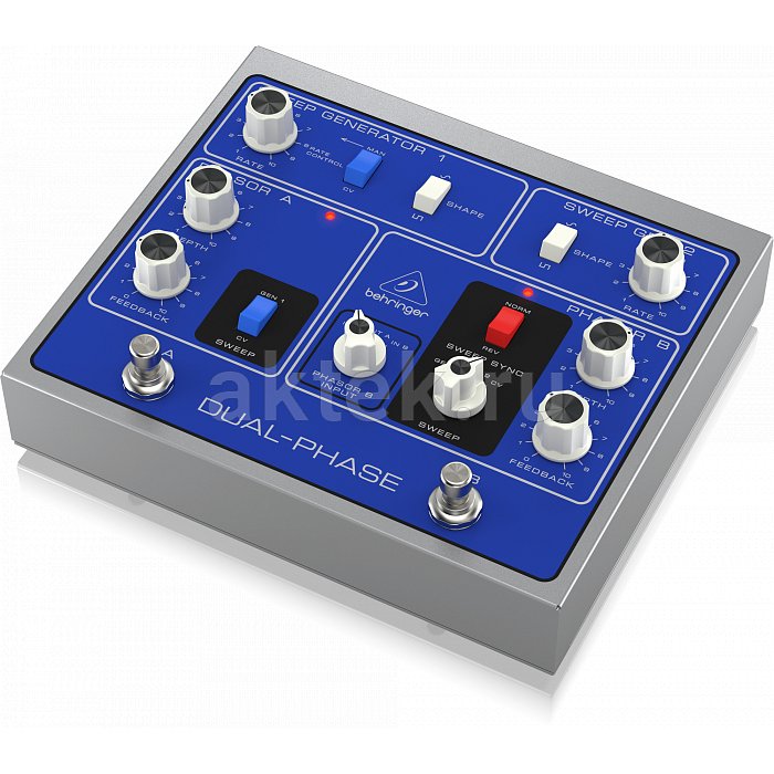 Behringer DUAL-PHASE Аутентичный фейзер с двумя переключателями 5