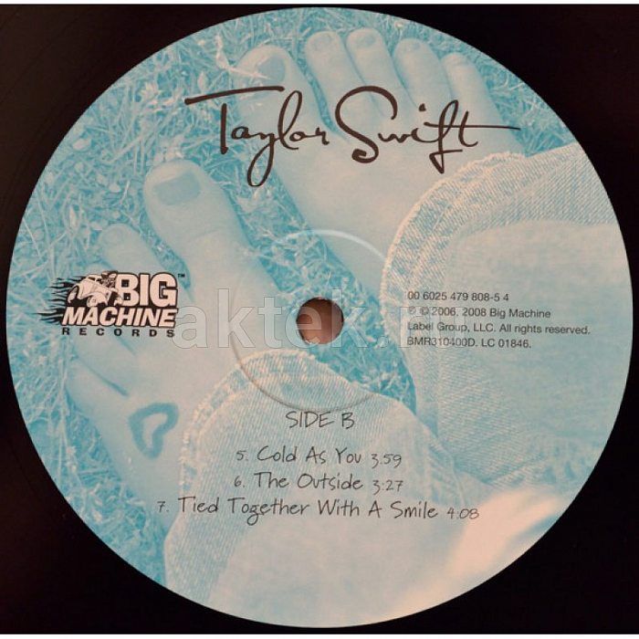 Виниловая пластинка TAYLOR SWIFT - TAYLOR SWIFT 180 GRAM BLACK VINYL 12" 6