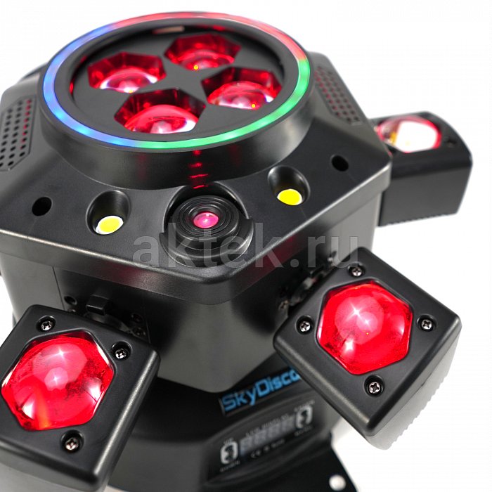 Вращающаяся голова с комбинированным эффектом SkyDisco MH30S 8