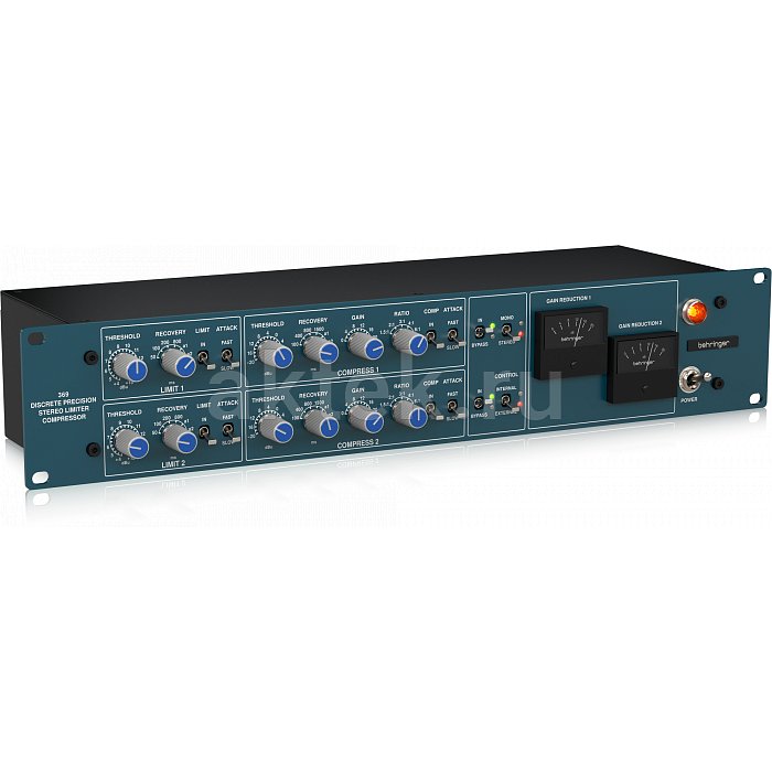 Behringer 369 Классический 2-канальный прецизионный стереокомпрессор 2