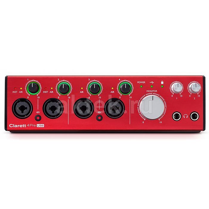 Аудиоинтерфейс FOCUSRITE Clarett 4Pre USB 2