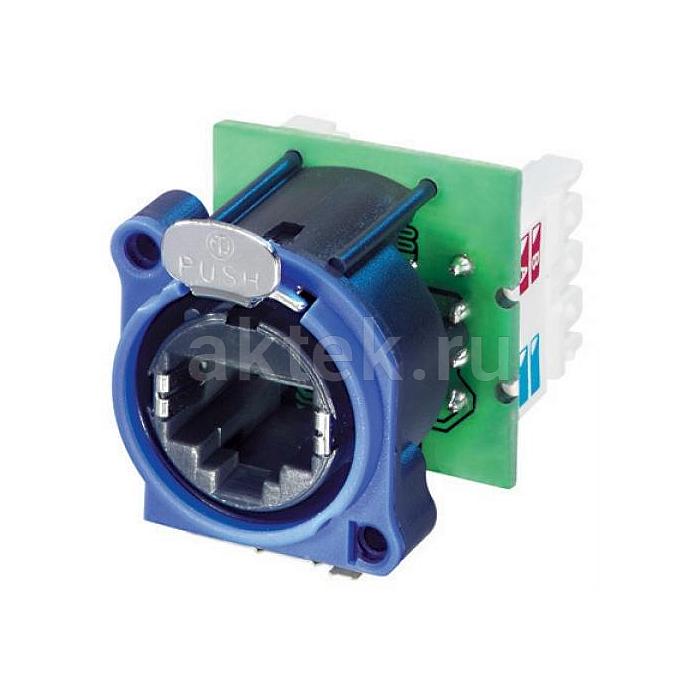 Neutrik NE8FAV-Y110 панельный разъем RJ45 под зажим провода IDC-110