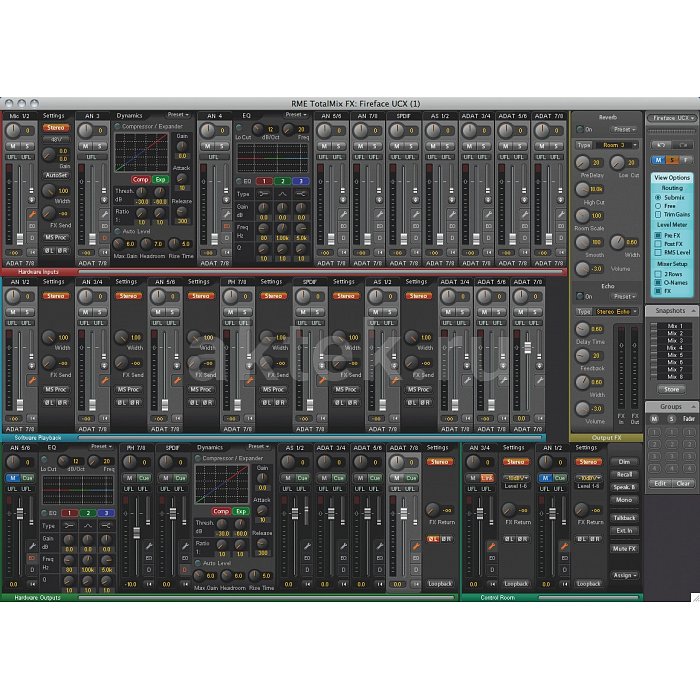 Аудиоинтерфейс RME Fireface UFX 5