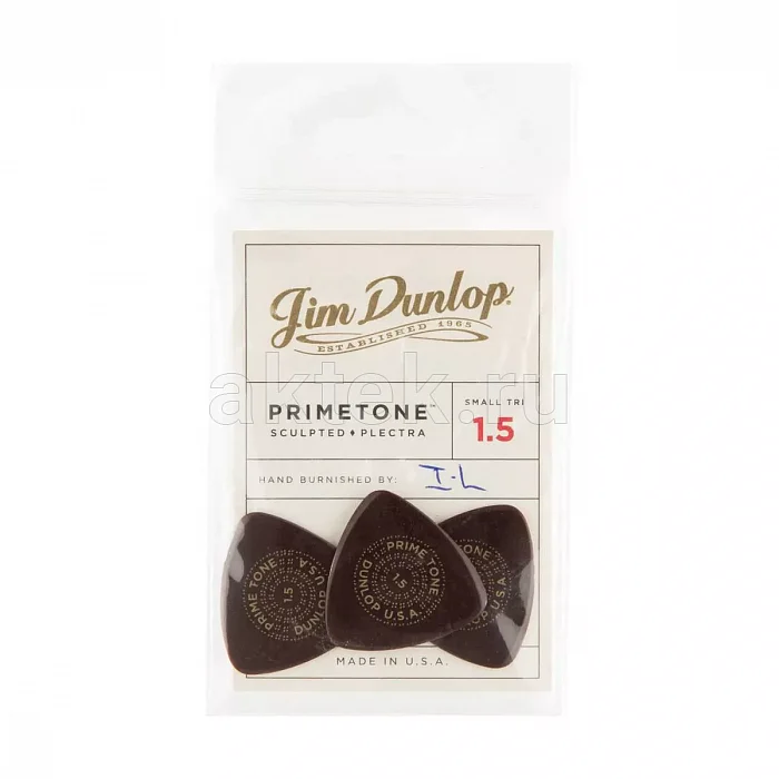 Dunlop 517P150 Primetone Small Triangle Smooth медиаторы, 1,5 мм 4