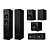 Phaze Audio Tilia 5.1 Black комплект, активный сабвуфер 10дюймов/120Вт