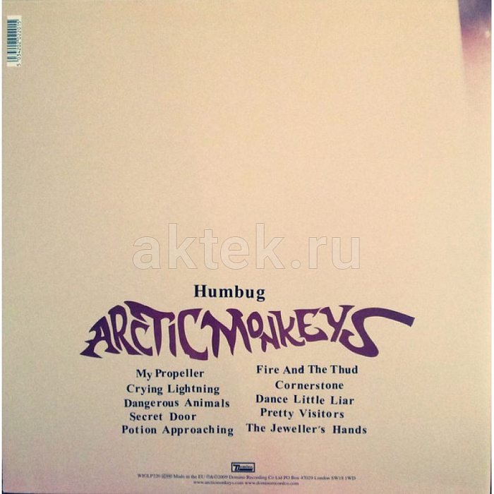 Виниловая пластинка ARCTIC MONKEYS - HUMBUG 180 GRAM BLACK VINYL 12" 3