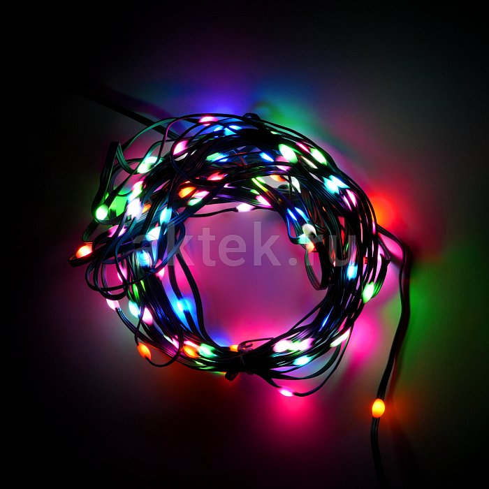 Елочная гирлянда со звездой LED Garland RGBW 10m Bluetooth 2