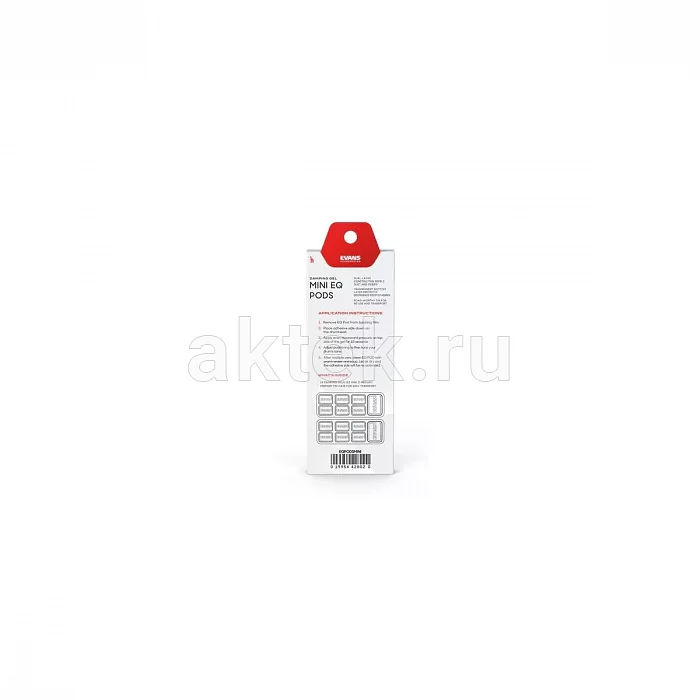 Evans EQPODSMINI миниатюрные гелевые демпферы для барабанов 5