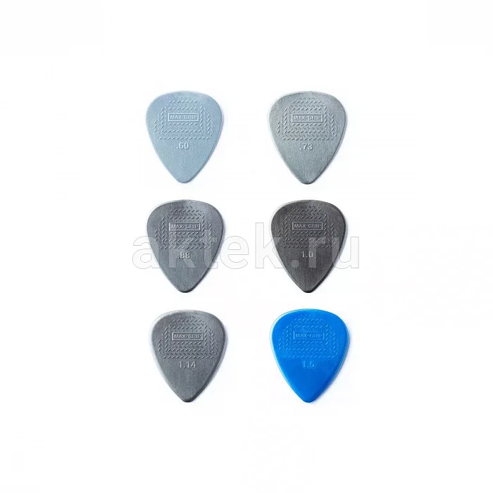 Dunlop 4491 Max-Grip Nylon Standard Display набор медиаторов, нейлон 3