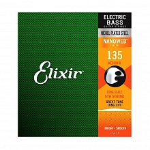 Elixir 15435 NanoWeb отдельная струна для бас-гитары, 135L