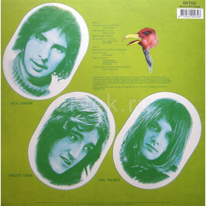 Виниловая пластинка ATOMIC ROOSTER - ATOMIC ROOSTER 180 GRAM BLACK VINYL 12" 2