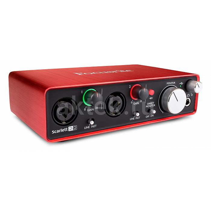 Аудиоинтерфейс FOCUSRITE Scarlett 2i2 2nd Gen 2