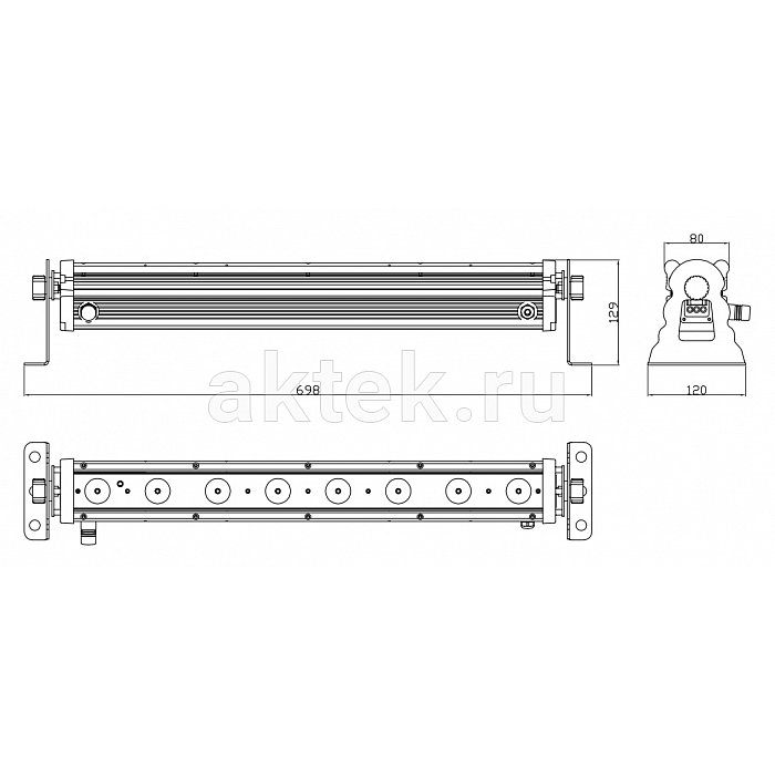Архитектурная подсветка Involight BATBAR600W 2